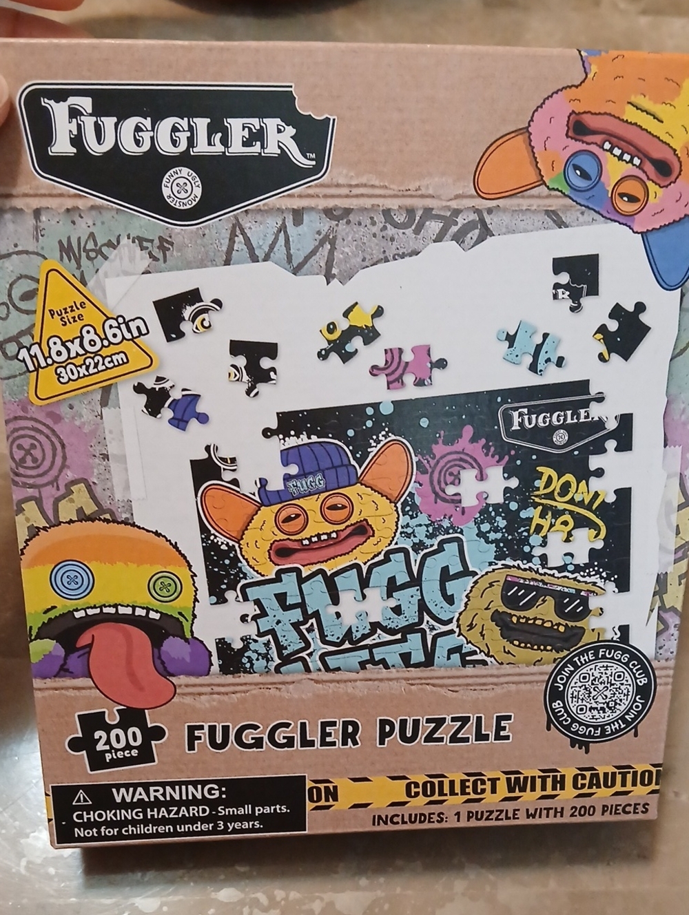 Fuggler 200-Piece Puzzle - Colorful Characters